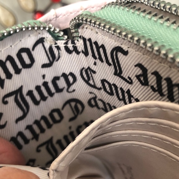 NWT Juicy Couture Retro Green Juicy Girl Rule Zip Around Wallet - Picture 8 of 11